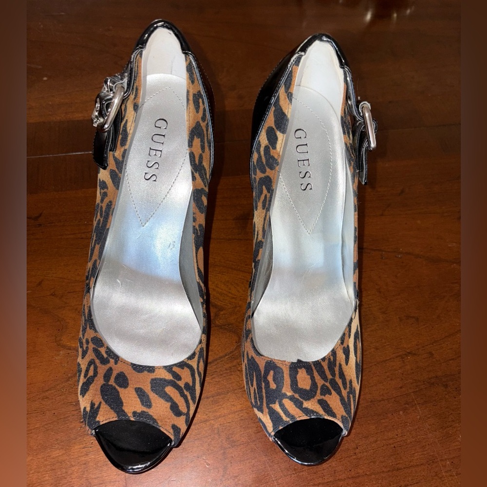Guess Leopard High Heel Size 8